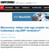 Maconomy ERP rendszer cikk